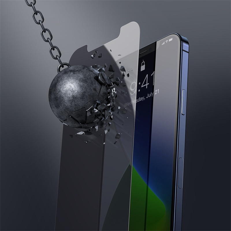 0.3mm Full Glass Privacy Tempered Film For IP 5.4 Inch Two Pieces — foto 9