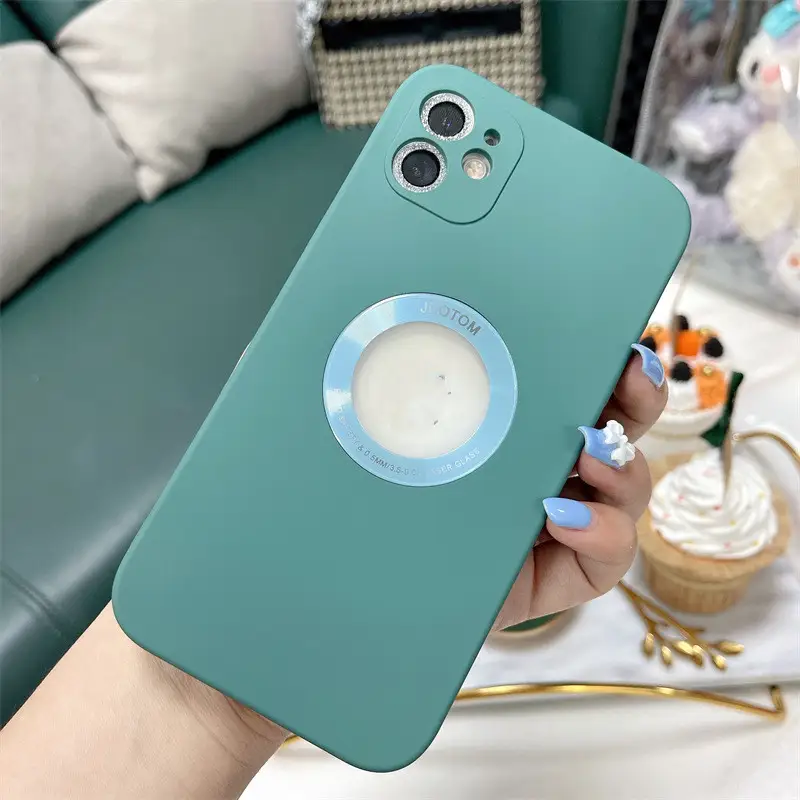 Lens All-inclusive Liquid Tpu Window Phone Case