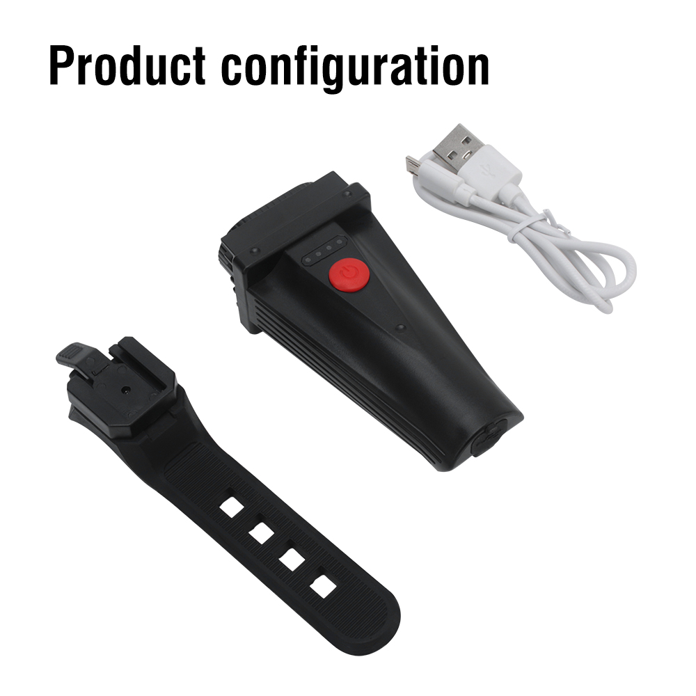 Bicycle Headlight Bike Head Light Front Cycling USB Rechargeable LED — image 3