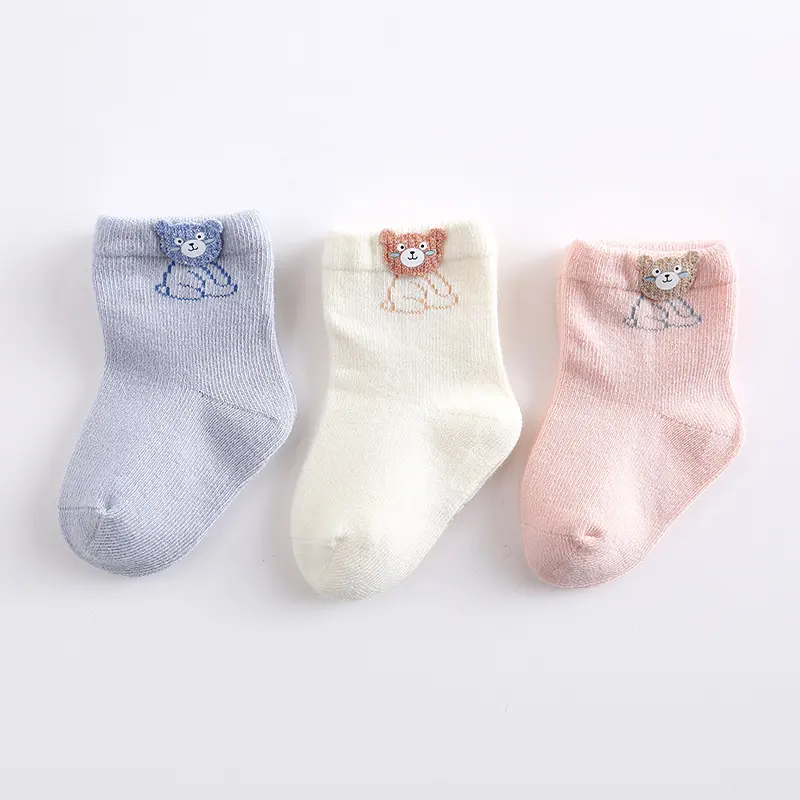 Cartoon Accessories Baby Socks Boneless Cotton
