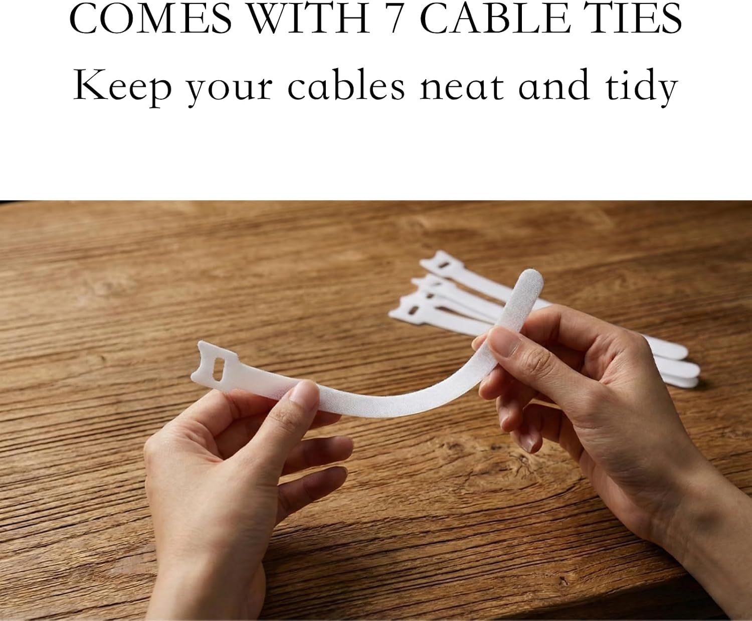 7 Case Cable Storage Box With Cable Straps And Label Stickers, Travel Cord Organizer For USB Wires, Chargers And Earphones 5