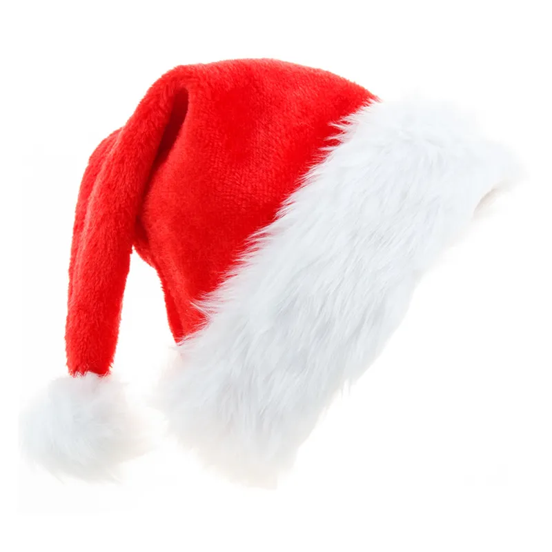 Increase Thicker Big Ball Santa Christmas Plush Hats – image 2