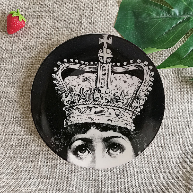 Title 32, Background Wall Ceramic Hanging Plate Wall Deco...