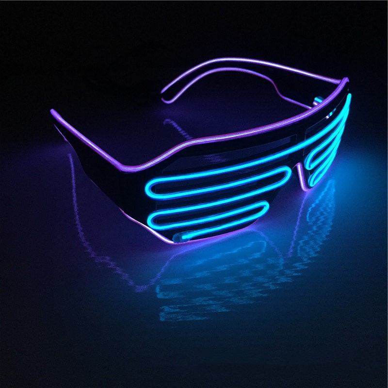 Title 5, LED bi-color luminous blinds decorative glasses