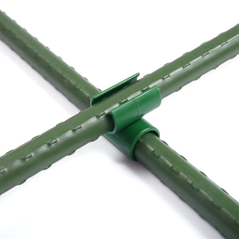 1o0Pcs Garden Bamboo Cane Flexi Balls Fruit Cage Netting Connectors Fixing Clips — foto 3