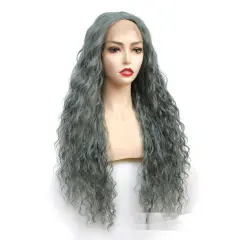 Chemical Fiber Long Curly Hair Hood - Photo Color - View 1