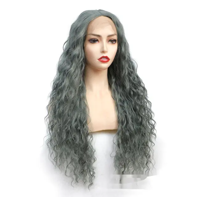 Chemical Fiber Long Curly Hair Hood Photo Color - Shop at LoveMi