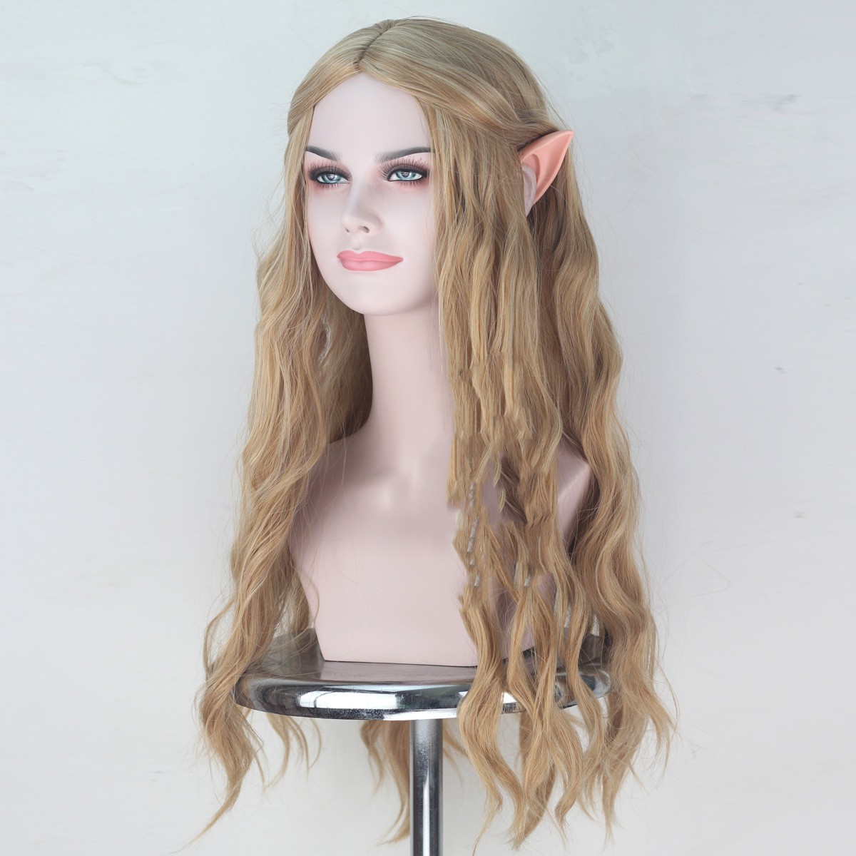 Hobbit Wig Elf Queen Kellantril With Ears Cosplay Anime Wigs — foto 4