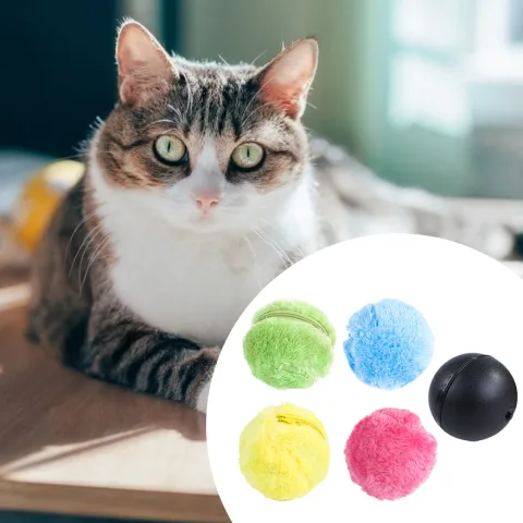 Magic Roller Ball Activation Automatic Dog Cat Interactive Funny