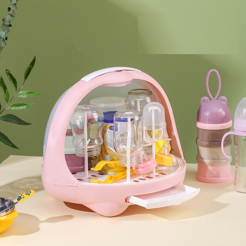 4ce3158b 5dbc 4f5e 9db8 6437ff2048c8 - Baby Cutlery Bottle Storage Box Drain Rack
