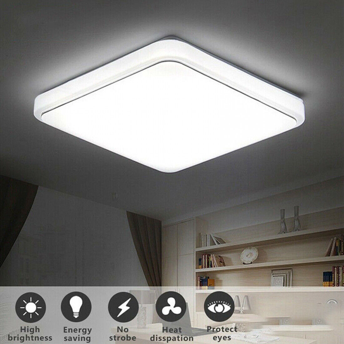Square Ceiling Lamp, 24W