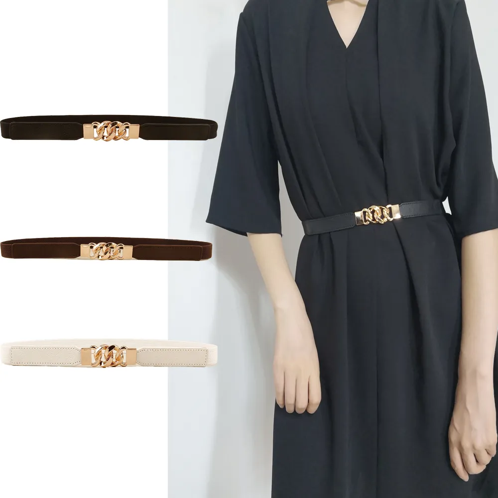 Waistband Female Fine Leather Belt Trims the Body Adornment