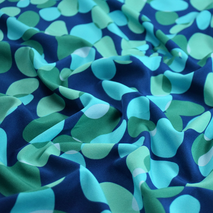 Pebble Print High-grade Dress Fabric