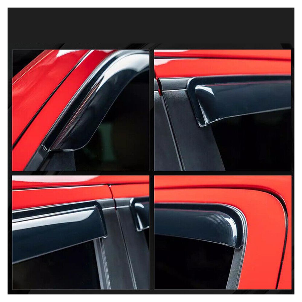 For J Eep Fits 07-17 J Eep Compass Window Visors Acrylic Rain Sun Guard Deflector — foto 2