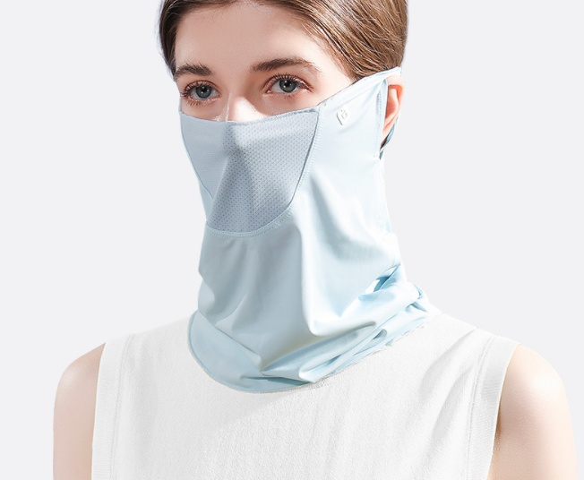 Summer Face Cover Face Scarf Balaclava UV Protction Earloop Neck Gaiter Breathable Outdoor Sports Women — foto 8