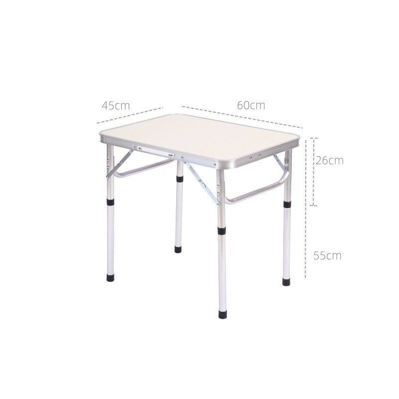 FOLDING CAMPING TABLE ALUMINIUM PICNIC ADJUSTABLE PARTY BBQ