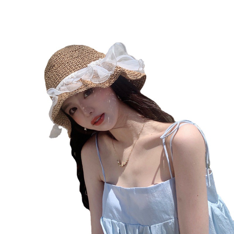 Spring Autumn Summer Beach Straw Mesh Hat