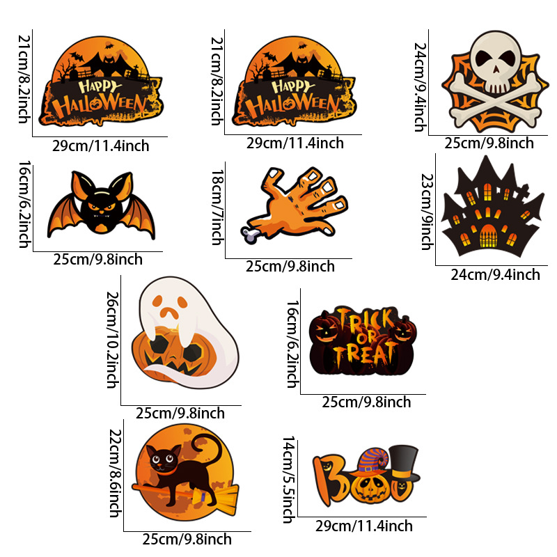 Halloween holiday party decoration supplies layout props