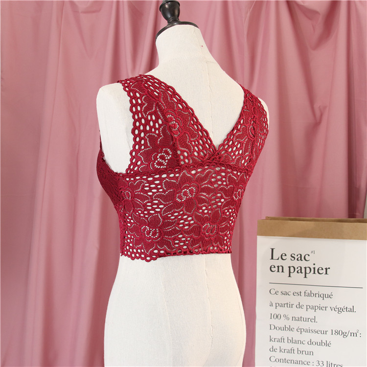 Title 5, Lace beautiful back wrap chest strap chest pad