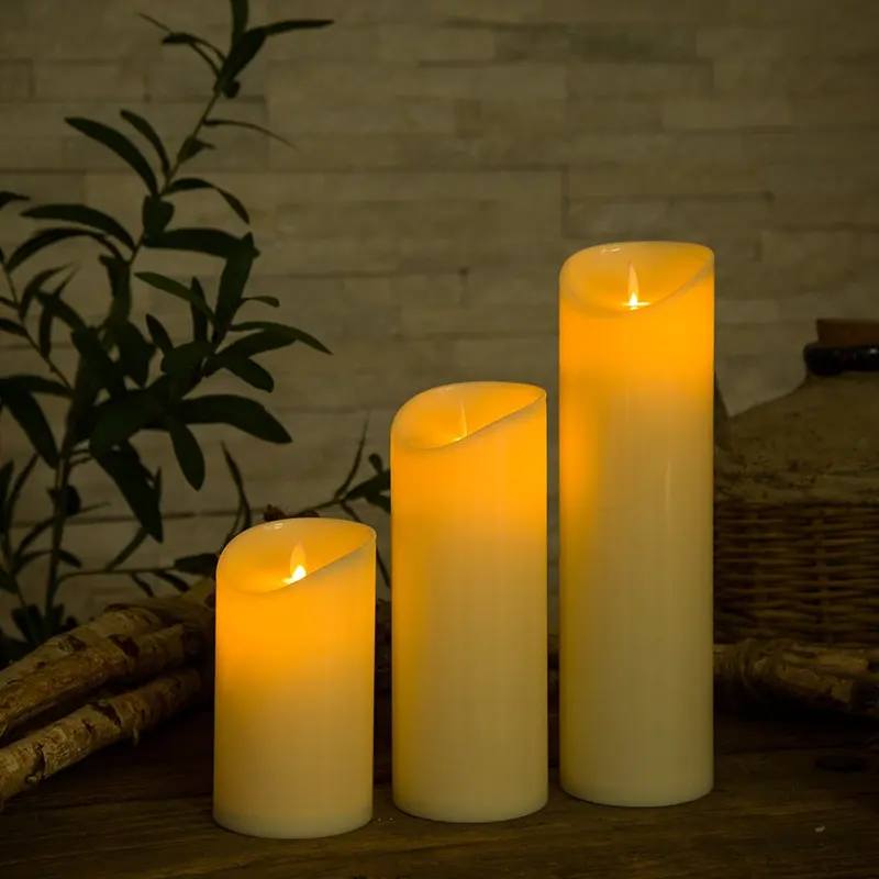 Plastic Simulation Swing Electronic Candle Wedding Home