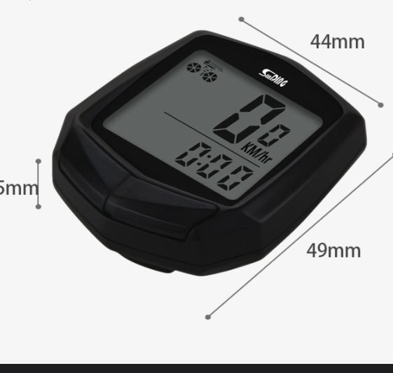 Title 2, Mountain Bike Odometer Bicycle Wired English Sp...