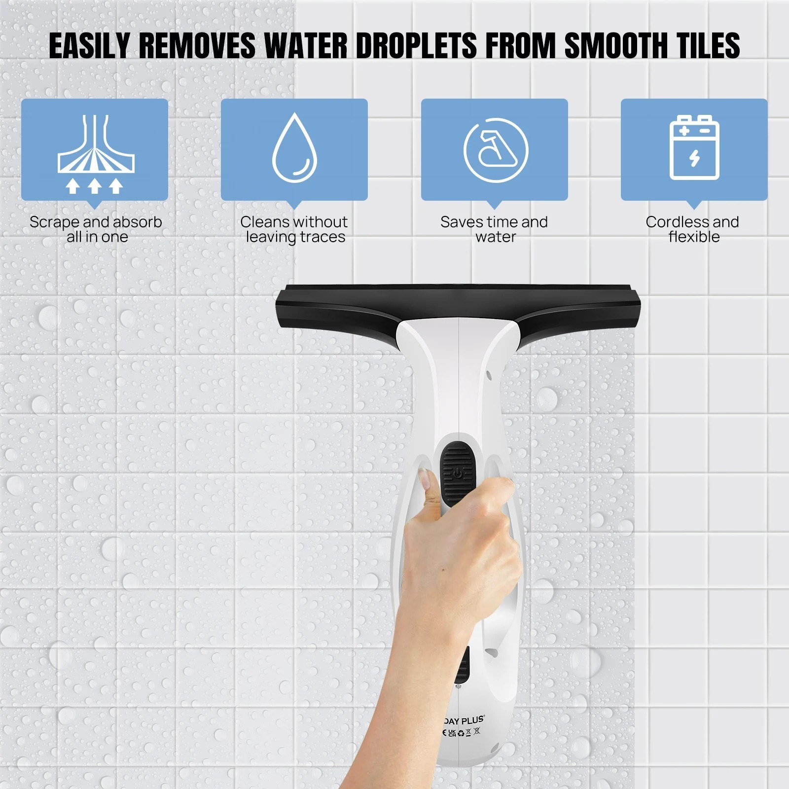 Cordless Window Vac Rechargeable Vacuum Cleaner Compact Electric — image 7