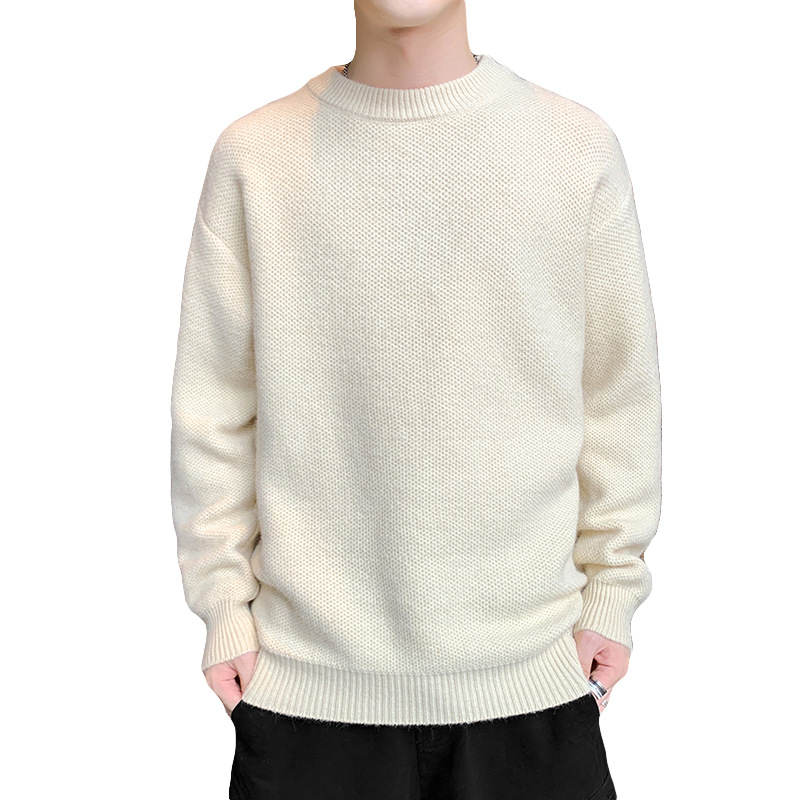 Title 3, Herren Rundhals Warmer Lockerer Pullover Base S...