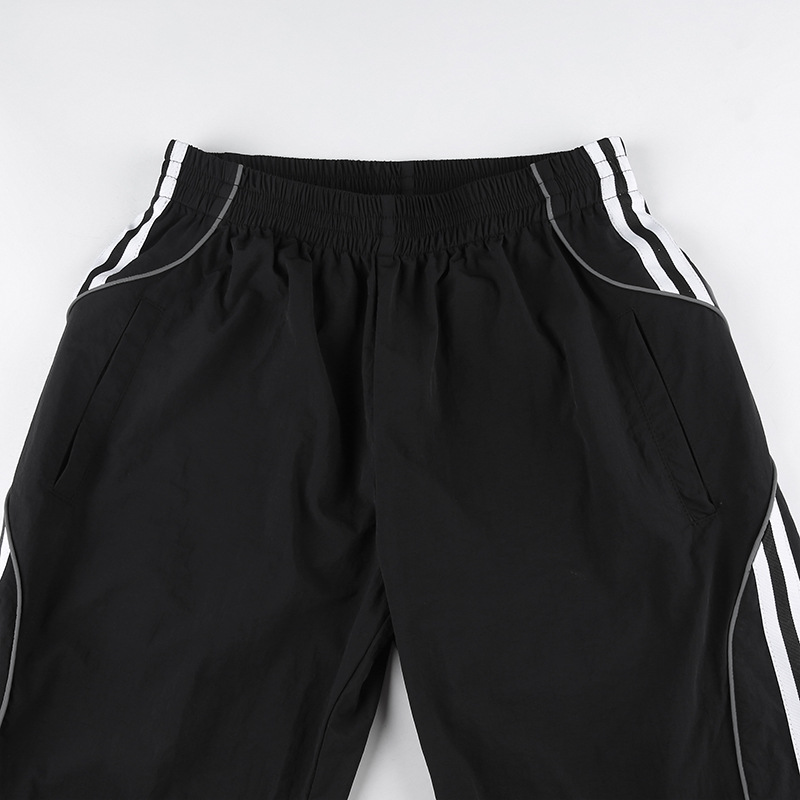 Title 3, Low Waist All-match Hip-hop Woven Trousers