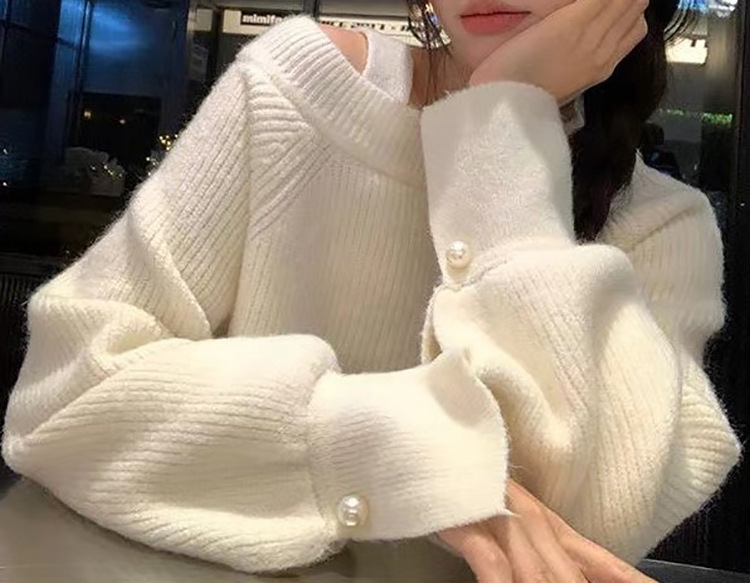 Women's Loose Off Shoulder Sweater