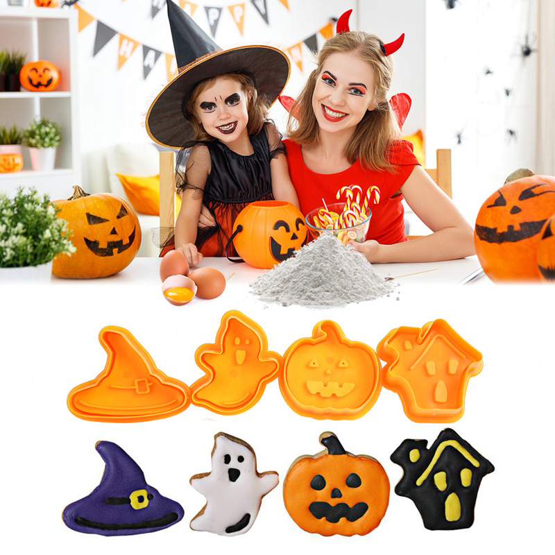 Baking Set Tool Halloween Diy Cake Decoration Plastic