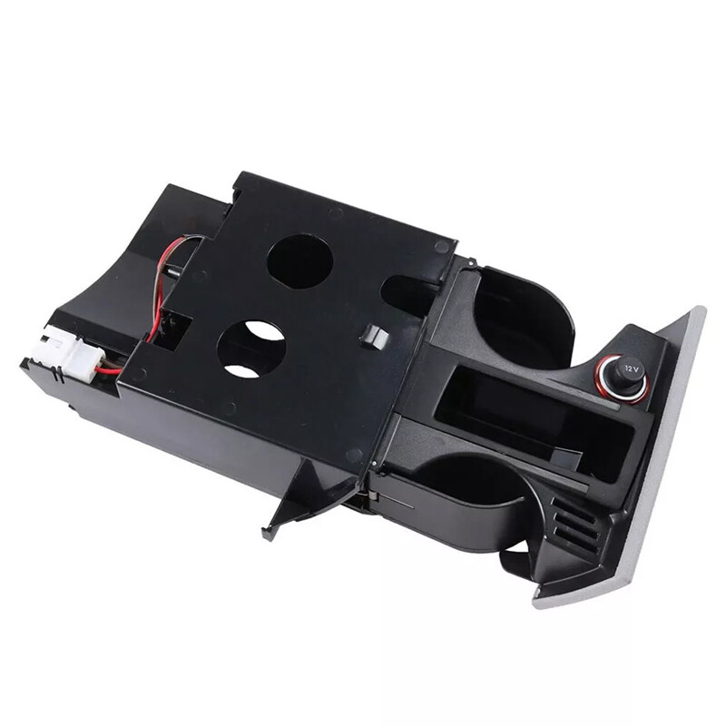 For VW T5 Transporter Ashtray Cup Coin Holder Dual Drink Grey RHD 7H285860130T B — image 6
