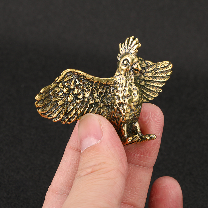 Title 4, Antique Parrot Brass Decoration Office Study De...