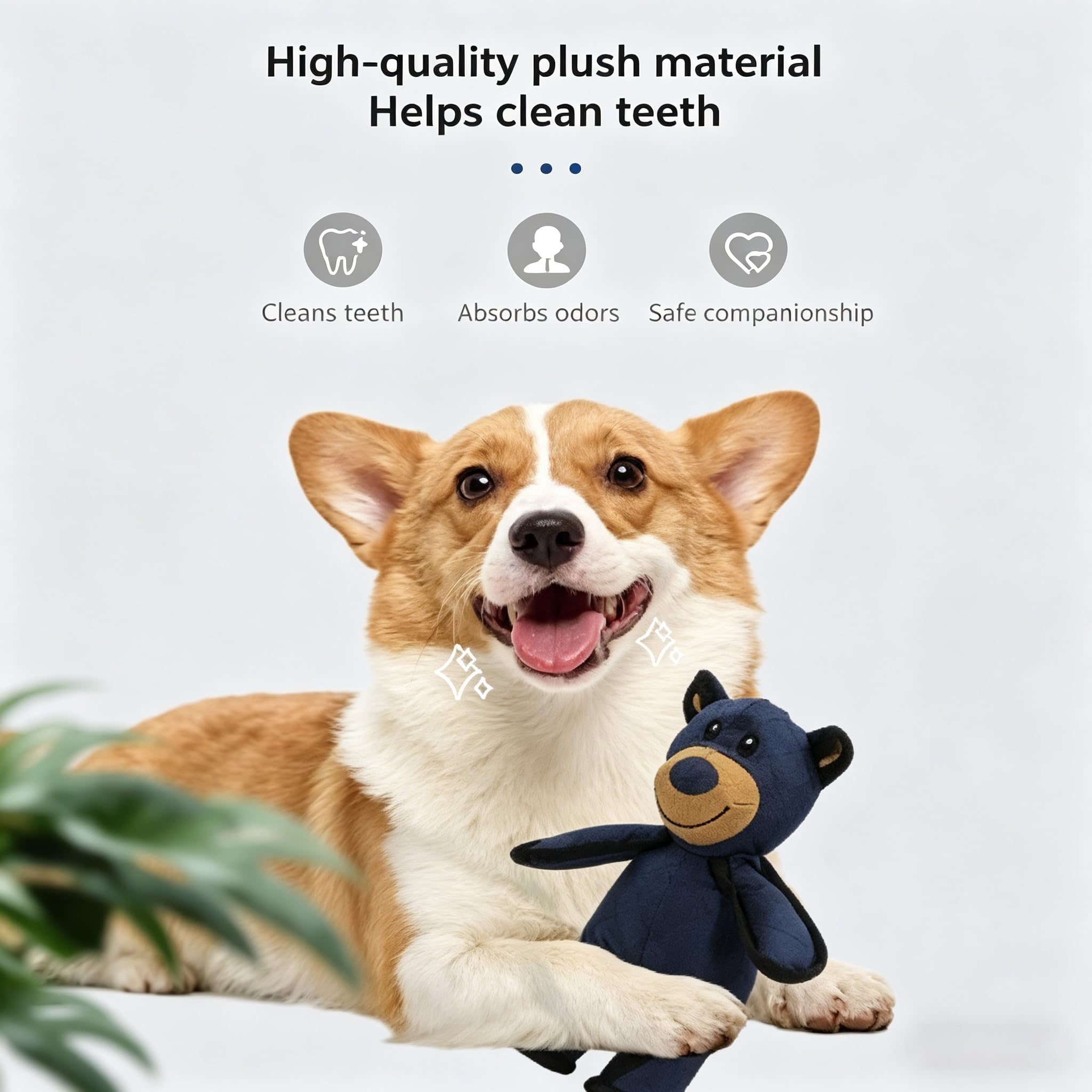 2026 New Unbreak-Bear Dog Toy, Indestructible Bear Dog Toy For Heavy Chewers, Tough Unbreakable Bear Dog Companion Toy For Aggressive Chewers, Durable Unbreakable Dog Toy For Large Medium Dogs view 3