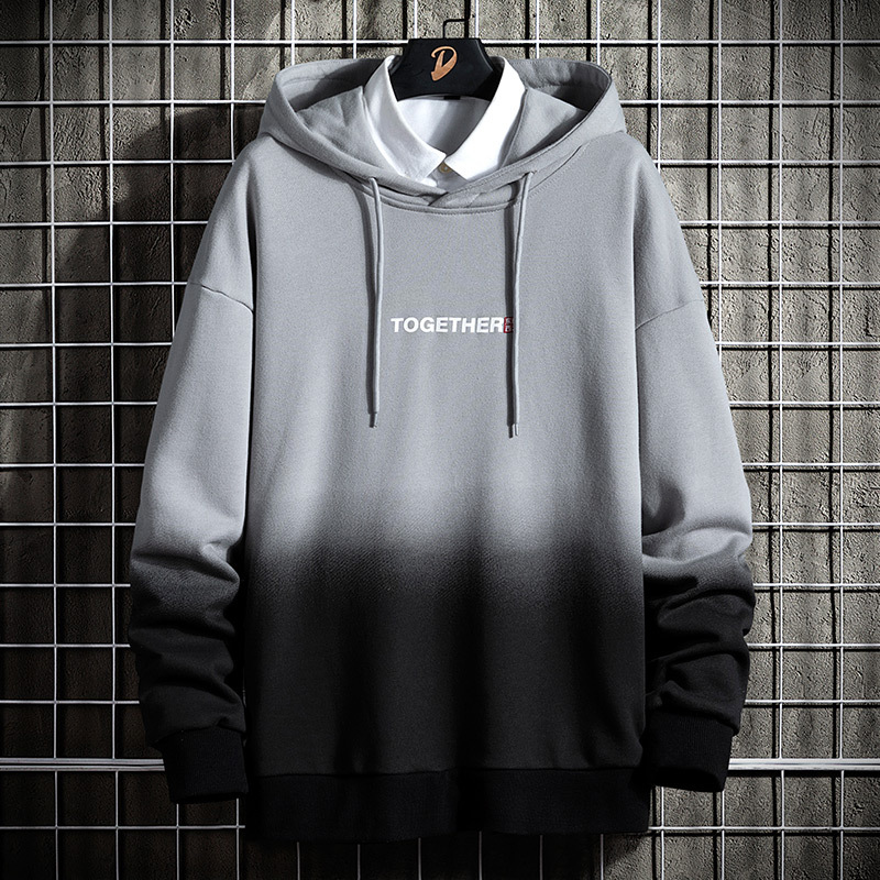 Title 5, Herren Hoodie mit lockerer Passform und Farbver...