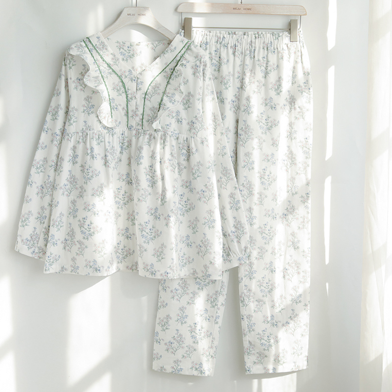 Title 4, Spring And Autumn Long-sleeved Cotton Gauze Sum...