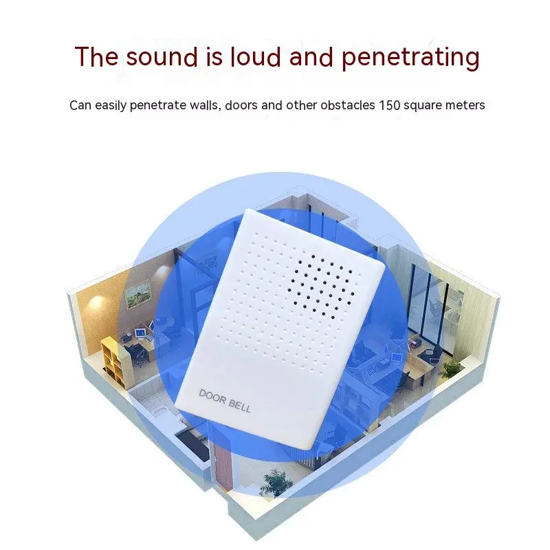 Wired Doorbell Battery-mounted Dingdong Doorbell Access Control Accessories – image 10