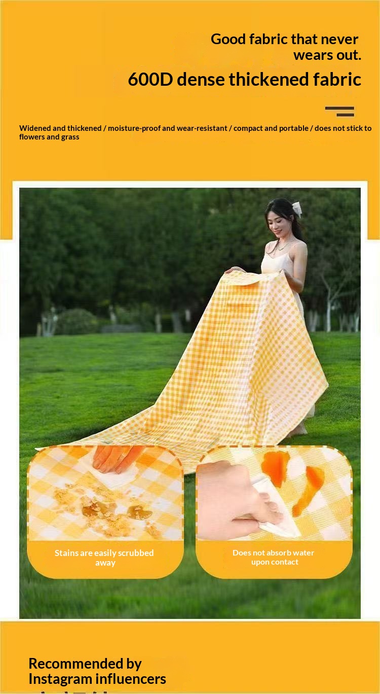 Only For Self Pickup - Picnic Mat, Thickened Picnic Cloth, Spring Outing... 12