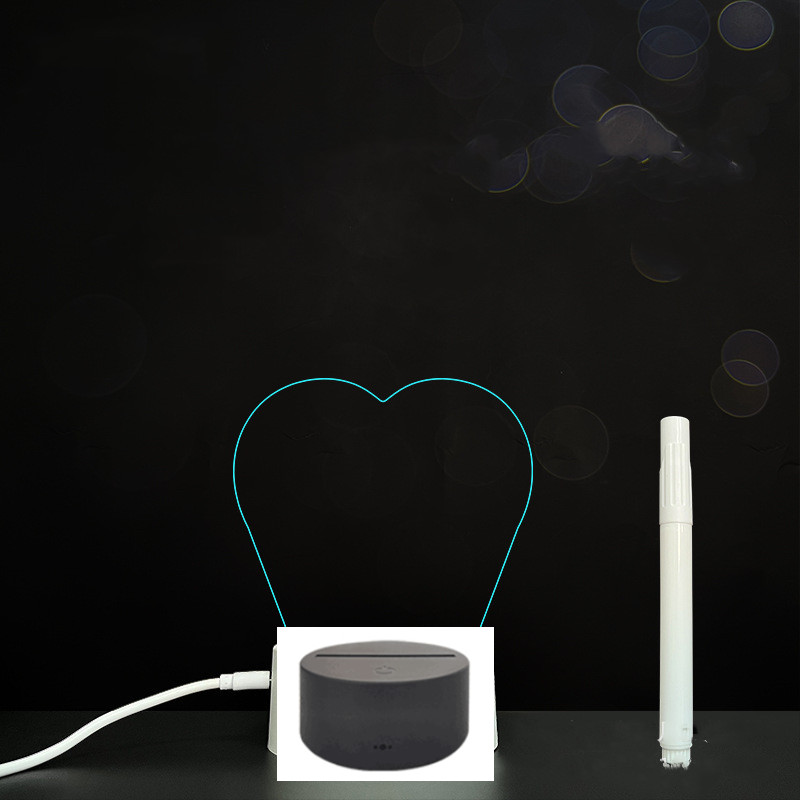 3D Acrylic Board Handwriting Message Board LED Light - Image 82