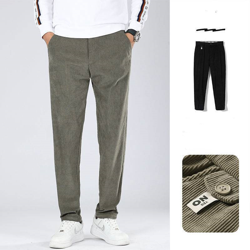 Title 2, Mens Corduroy Pants for Spring and Autumn, Nin...