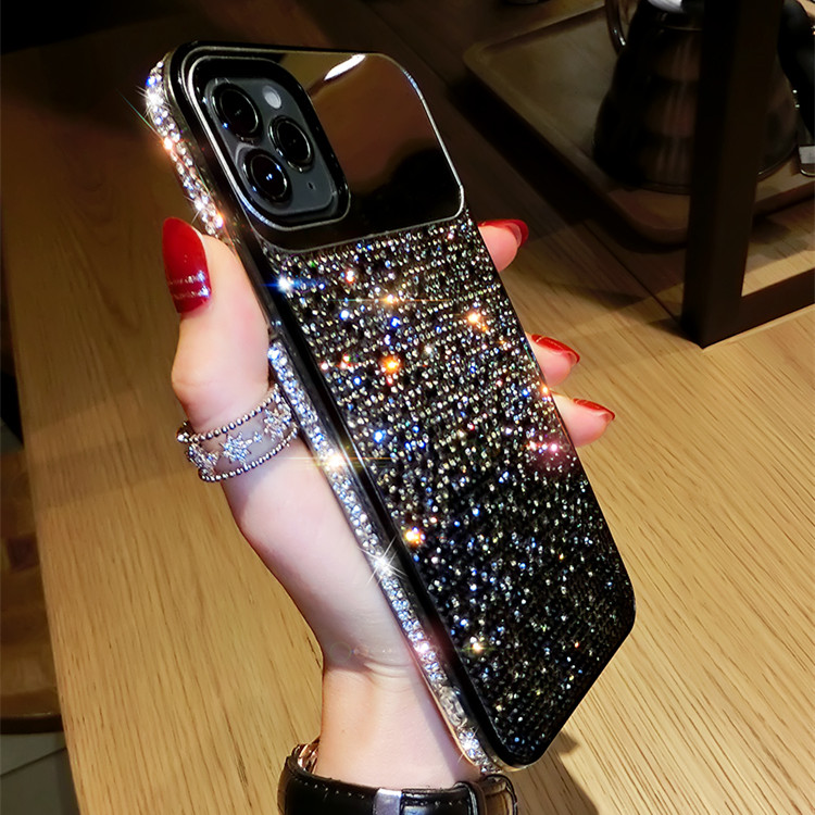 Coque Téléphone Strass Glam GRADIN - Bleue