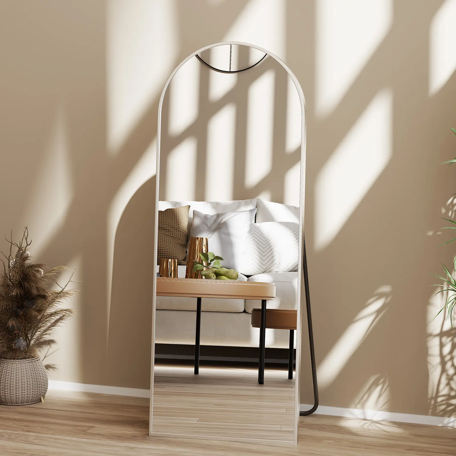 Arched Full Length Mirror, Body Standing Hanging