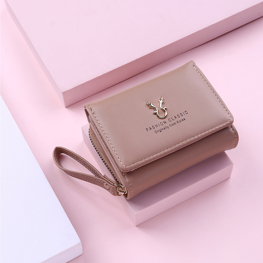  New Women"s Wallet PU Leather Short