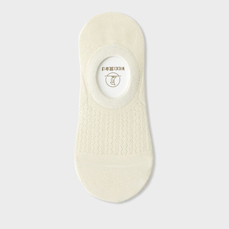 Women's Summer Mesh Thin Invisible Socks Solid Color Breathable Low Top Silicone Non Slip No... thumbnail 3