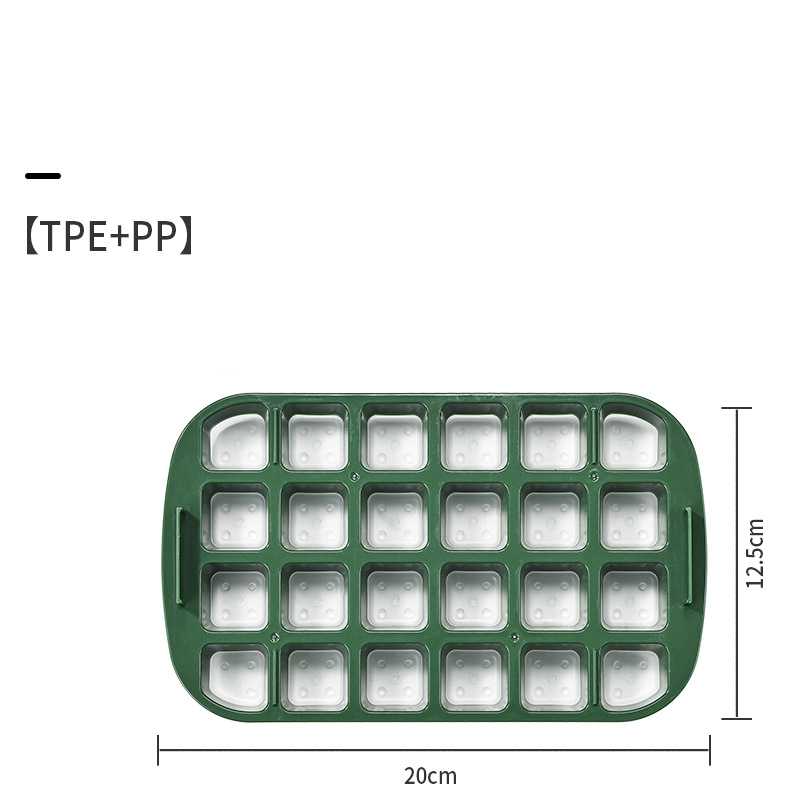 Ice Lattice Mold Dark Green