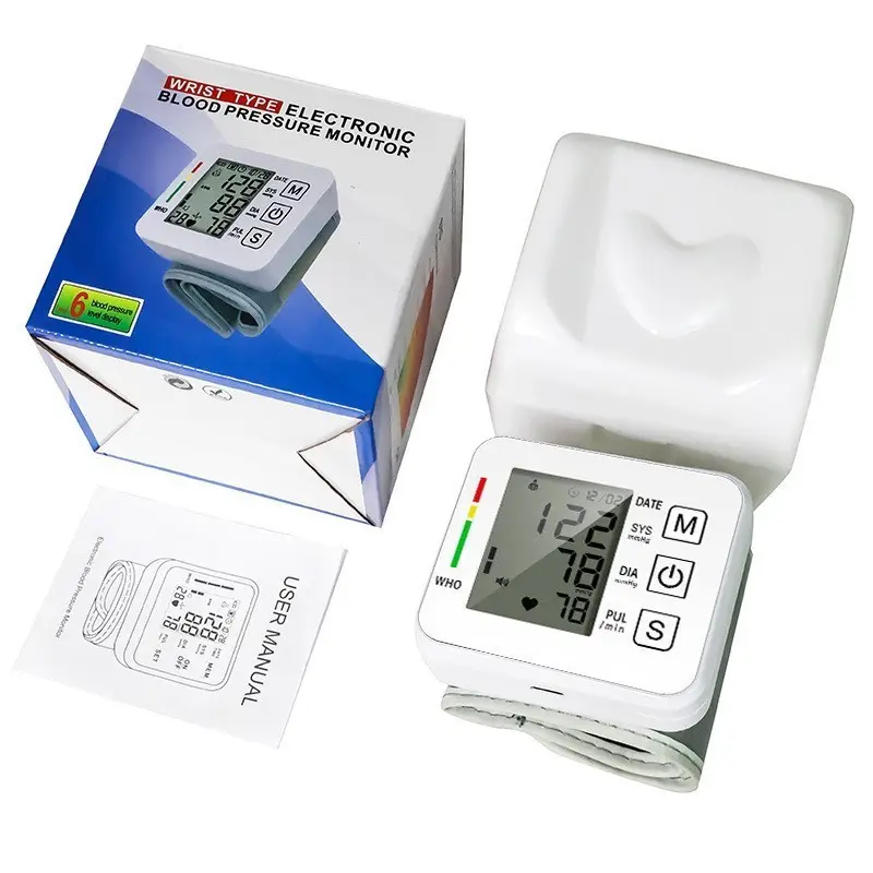White Portable Blood Pressure Monitor
