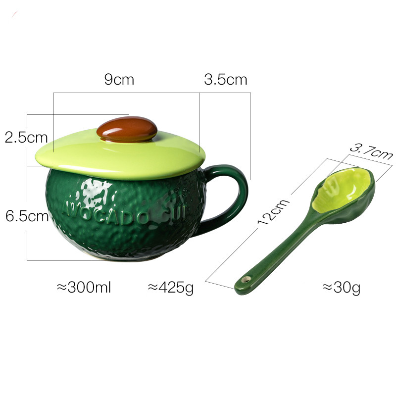 Title 8, High-quality Large-capacity Ceramic Mug With Lid