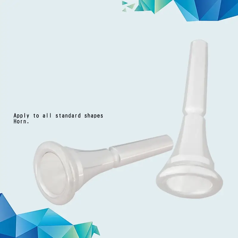 Pure Brass Round Horn Gold Silver Mouth