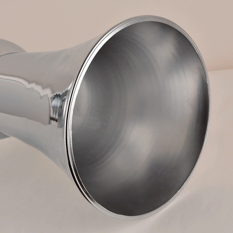 430mm Large Stunning Silver Iron Luxury Flower Vase Urn Wedding Home Table Decor