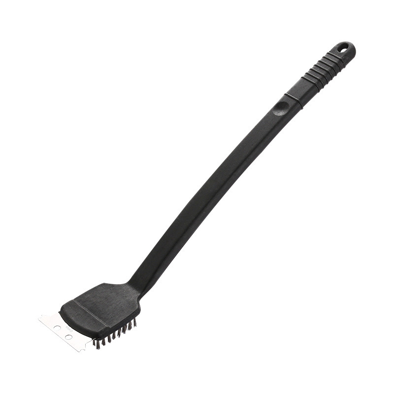 Title 6, Plastic Long-handled Copper Wire Barbecue Brush...