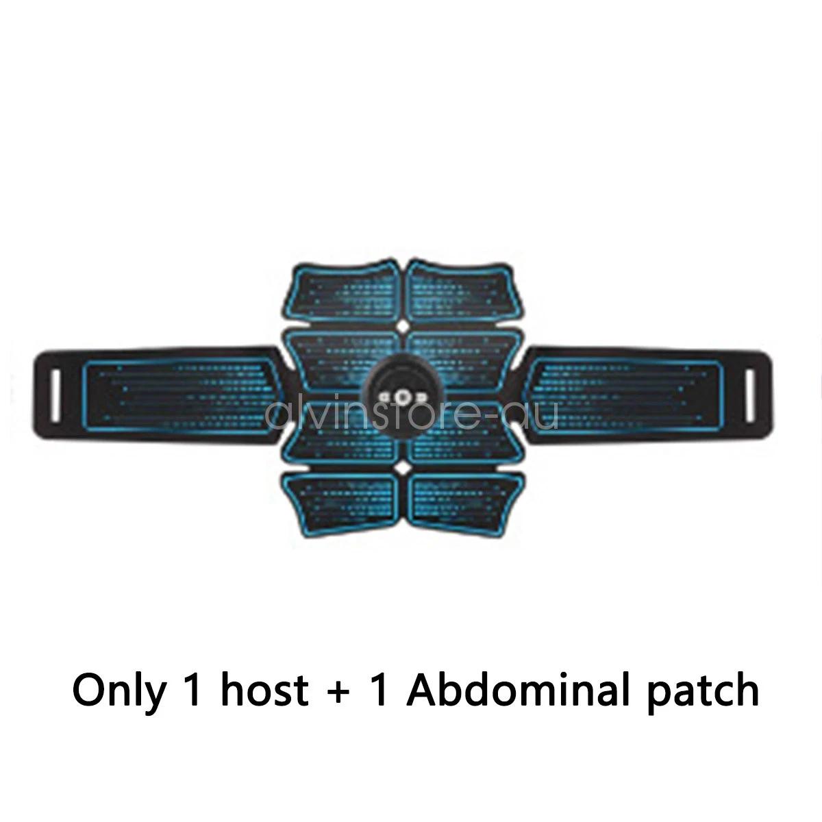 Wireless EMS Muscle Stimulator Toner ABS Abdominal Trainer Body Fitness Massager-Muscle-stimulator-blue-300883 5